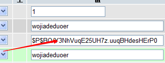 wordpress数据用户表密码修改为:”5d41402abc4b2a76b9719d911017c592″